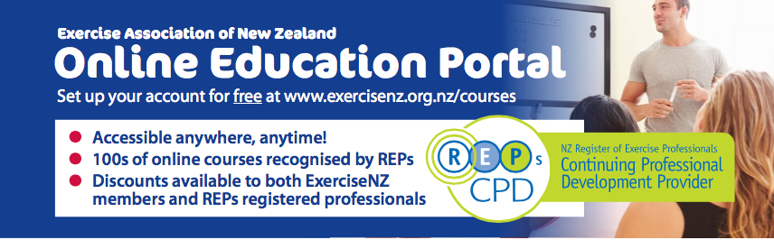 ExerciseNZ Education Portal banner