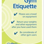 Gym Etiquette Signs